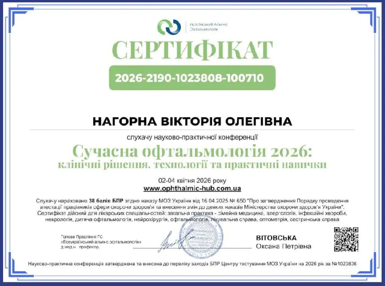 Нагорна Вікторія Олегівна