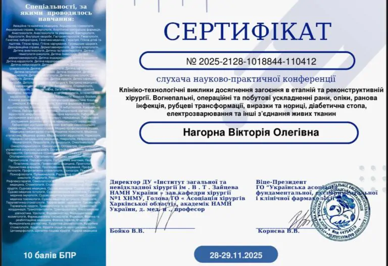 Нагорна Вікторія Олегівна